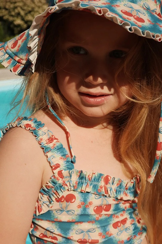 Konges Sløjd dwuczęściowy strój kąpielowy dziecięcy MAYA BIKINI GRS niebieski KS102678