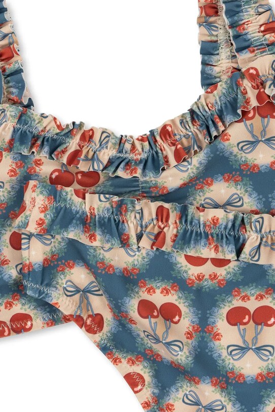 Konges Sløjd costum de baie pentru copii din două piese MAYA BIKINI GRS KS102678 albastru SS25