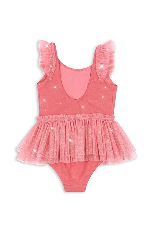 Konges Sløjd costum de baie dintr-o bucată pentru copii AMANDINE SWIMSUIT KS102688 roz SS25