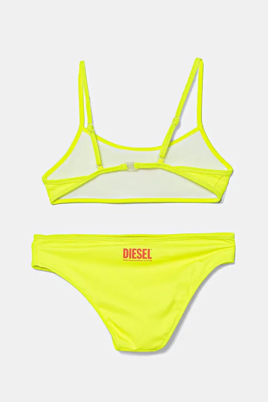 Dvodelne otroške kopalke Diesel MNALAX SWIMSUIT J02297 rumena SS25