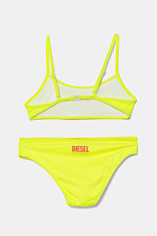 Dvoudílné dětské plavky Diesel MNALAX SWIMSUIT J02297 žlutá SS25