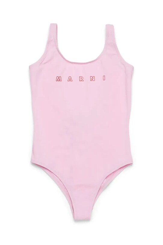 Marni costum de baie dintr-o bucată pentru copii MM20F SWIMSUIT moale roz M01350