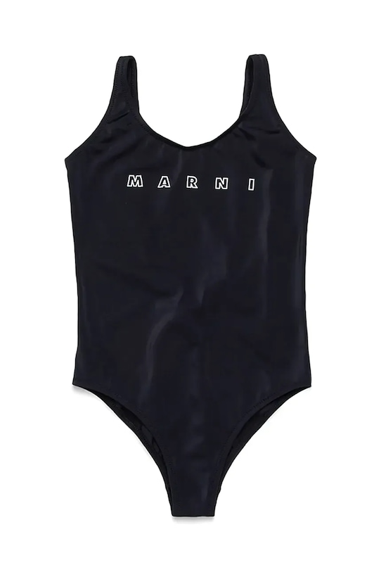 Jednodílné dětské plavky Marni MM20F SWIMSUIT měkké černá M01350