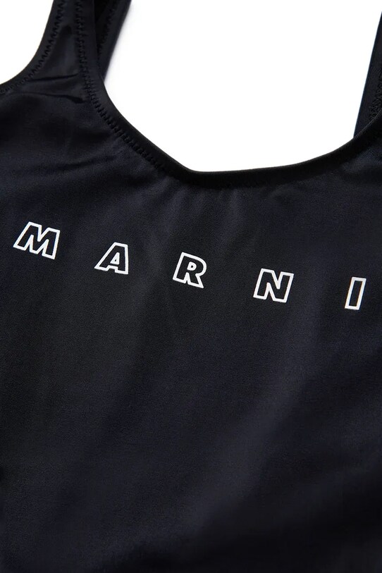 Суцільний дитячий купальник Marni MM20F SWIMSUIT чорний M01350
