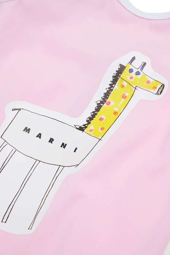 Ολόσωμο βρεφικό μαγιό Marni MM16B SWIMSUIT ροζ M01395