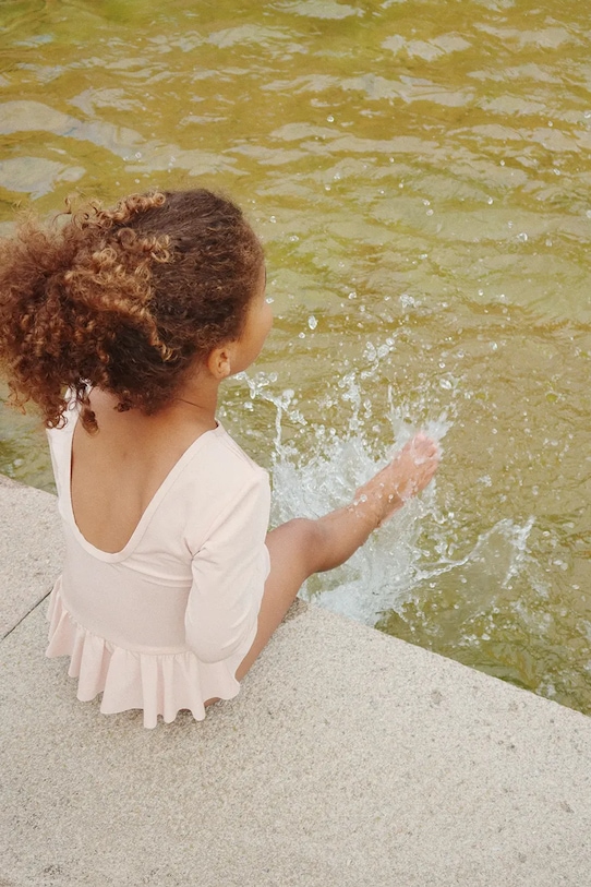 Konges Sløjd jednoczęściowy strój kąpielowy dziecięcy JADE LS SWIMSUIT KS103040