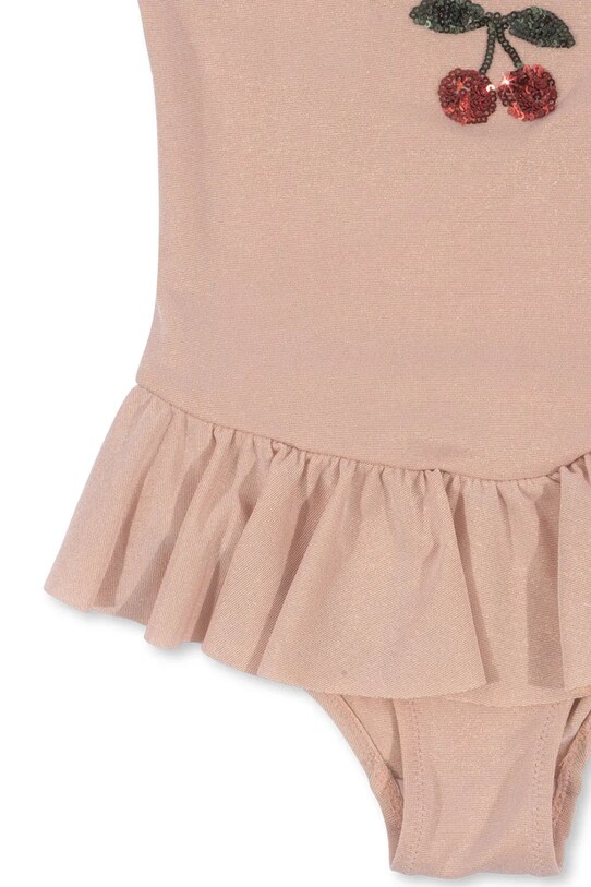 Konges Sløjd costum de baie dintr-o bucată pentru copii JADE SWIMSUIT KS103043 bej