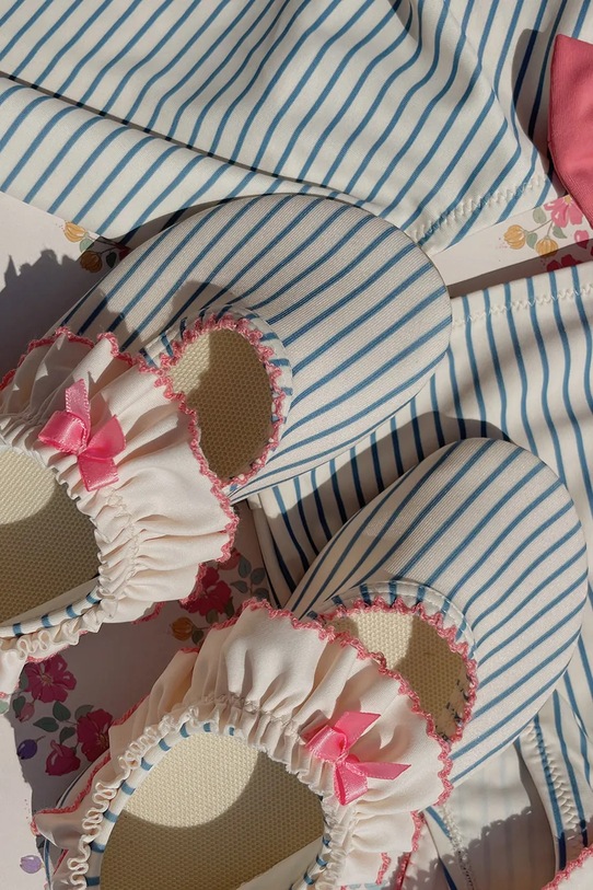 Konges Sløjd costum de baie pentru copii din două piese GINA BIKINI GRS albastru KS103223