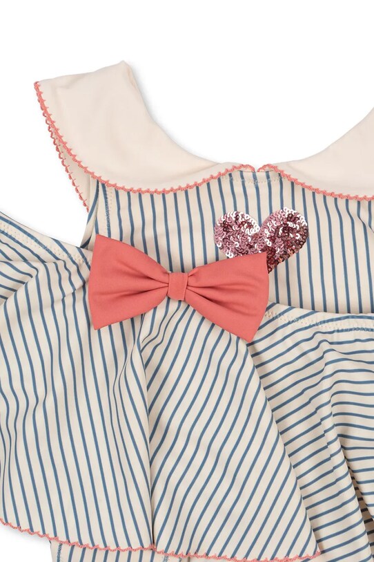 Fete Konges Sløjd costum de baie pentru copii din două piese GINA BIKINI GRS KS103223 albastru