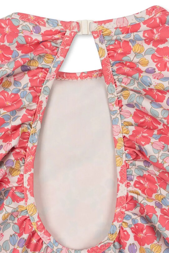 Dziewczynka Konges Sløjd jednoczęściowy strój kąpielowy dziecięcy MANUCA LS SWIMSUIT GRS KS103263 różowy