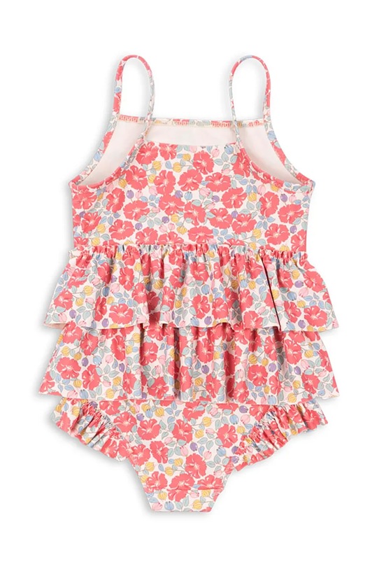 Konges Sløjd costum de baie dintr-o bucată pentru copii MANUCA FRILL SWIMSUIT GRS KS103264 roz SS25