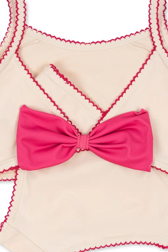 Fete Konges Sløjd costum de baie pentru copii din două piese KITTY BIKINI GRS KS103273 bej