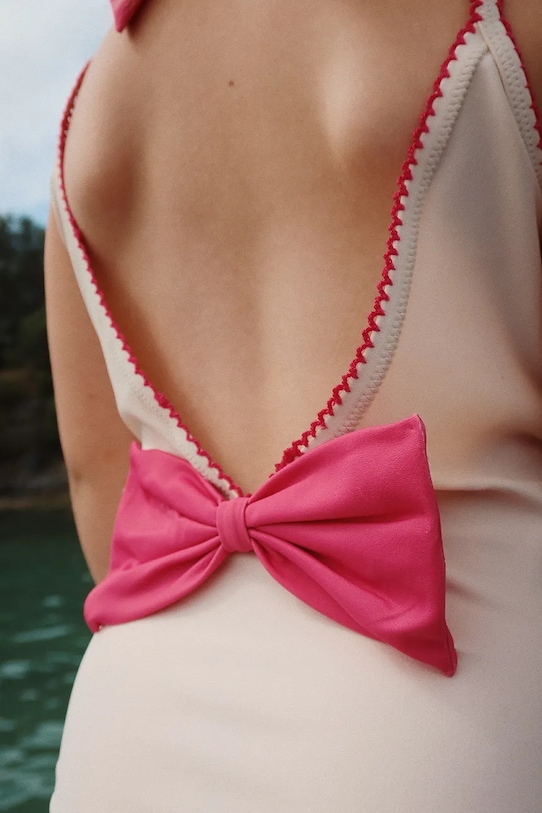 Konges Sløjd costum de baie dintr-o bucată pentru copii KITTY SWIMSUIT GRS KS103274