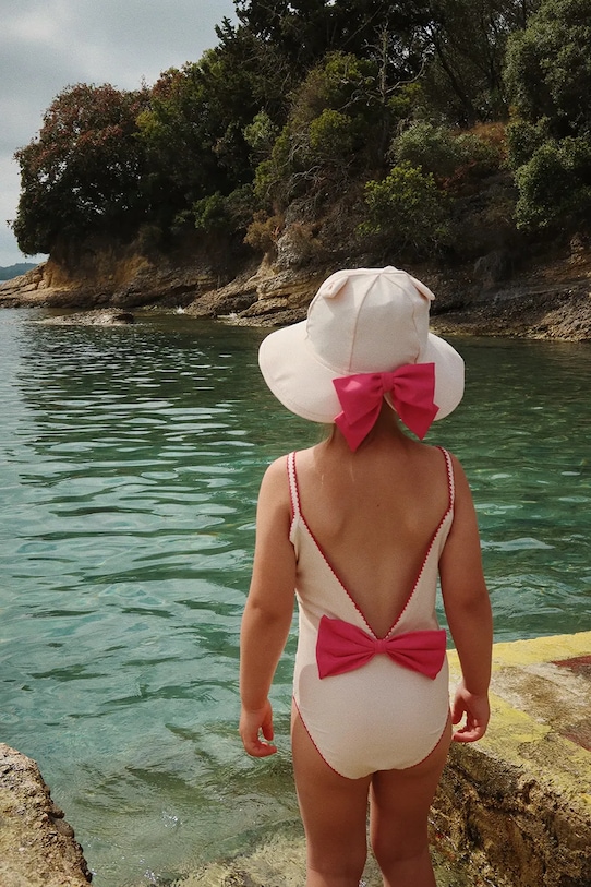 Konges Sløjd costum de baie dintr-o bucată pentru copii KITTY SWIMSUIT GRS KS103274