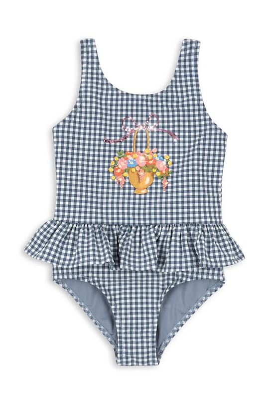 Детский слитный купальник Konges Sløjd SOLINE SWIMSUIT мягкая голубой KS103334