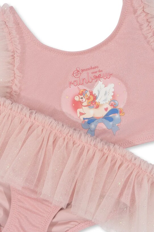 Dziewczynka Konges Sløjd strój kąpielowy AMANDINE BIKINI KS103354 różowy