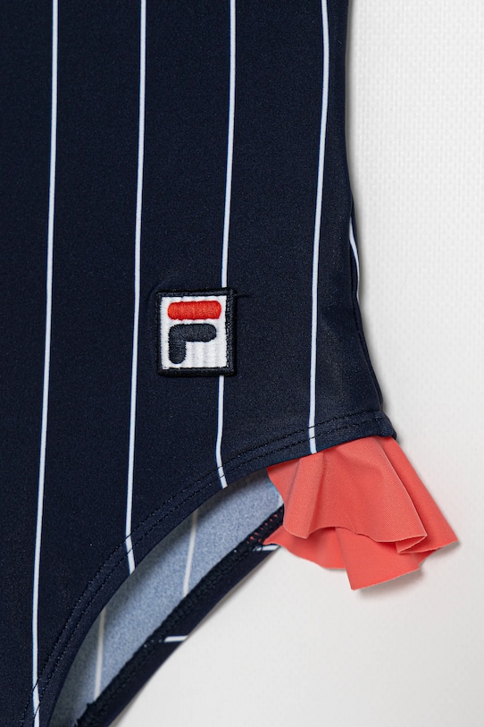 Fete Fila costum de baie dintr-o bucată pentru copii LOMELLINA AOP FAK0422 bleumarin