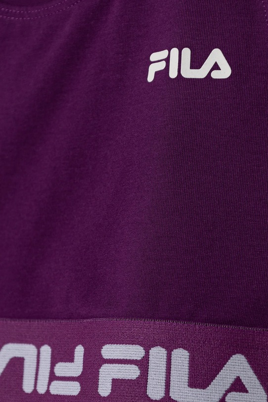 Dziewczynka Fila biustonosz sportowy dziecięcy LOHNWEILER FAT0656 fioletowy