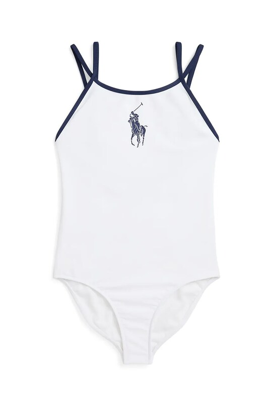 Polo Ralph Lauren jednoczęściowy strój kąpielowy dziecięcy miękka biały 313964876001