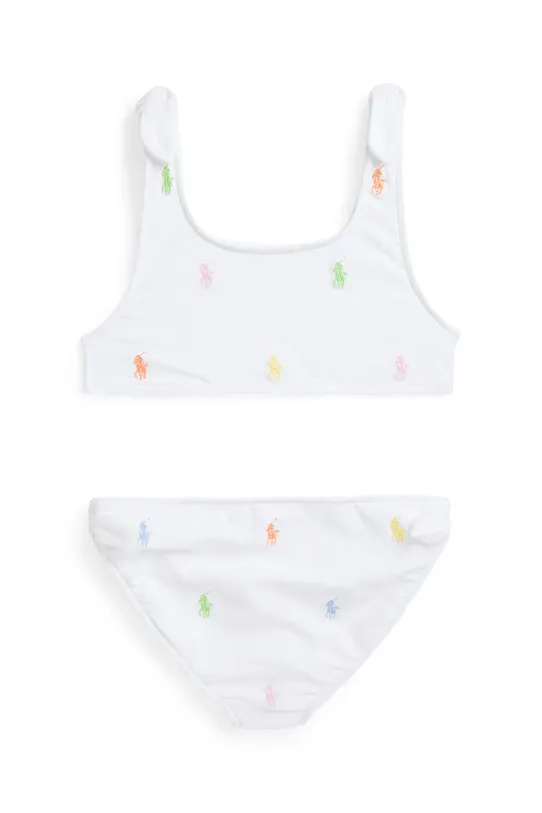 Παιδικό μαγιό δύο τεμαχίων Polo Ralph Lauren 313964790001 λευκό SS25