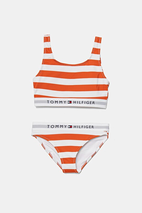 Роздільний дитячий купальник Tommy Hilfiger м'яка помаранчевий UG0UG00787.PPYA