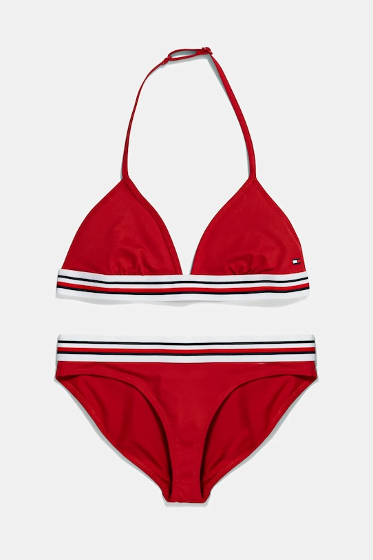 Tommy Hilfiger strój kąpielowy dziecięcy komplet czerwony UG0UG00795.PPYA