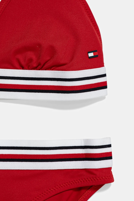 Dziewczynka Tommy Hilfiger strój kąpielowy dziecięcy UG0UG00795.PPYA czerwony
