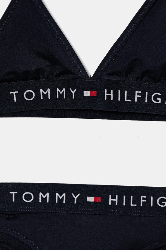 Dievča Dvojdielne detské plavky Tommy Hilfiger UG0UG00799.PPYA tmavomodrá
