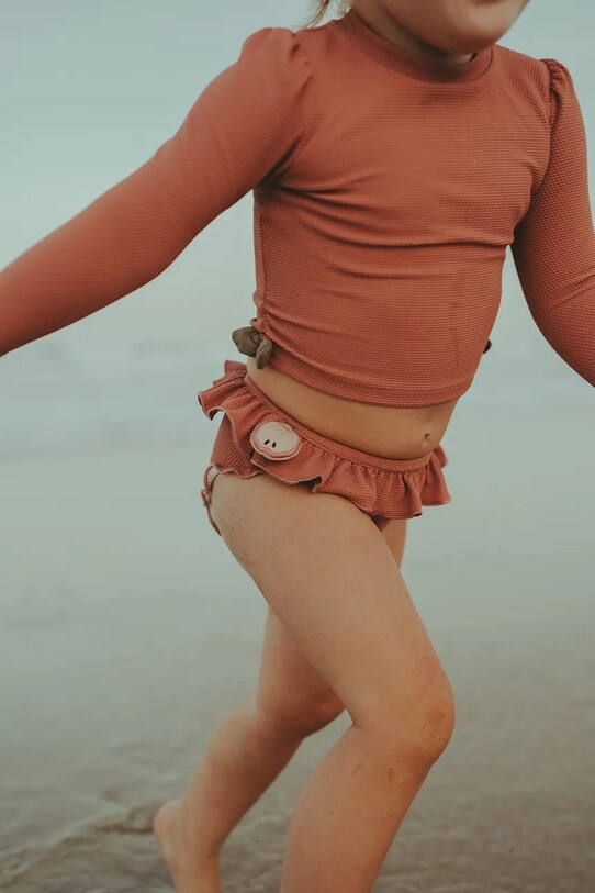 Дитячі купальні труси Donsje Sisi Swimming Briefs Apple низ помаранчевий 4501304.98.128