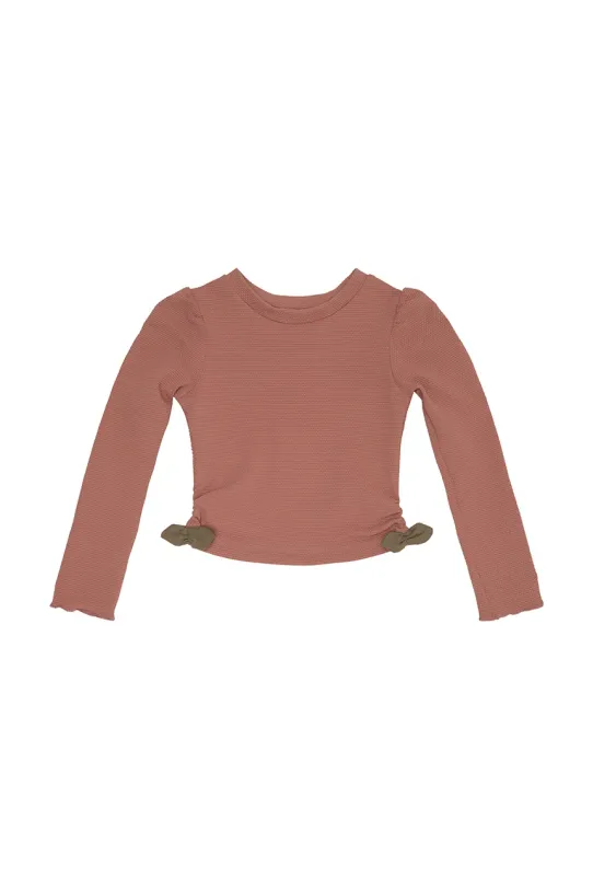 Donsje longsleeve nuoto bambino Nia Swim Shirt Apple 4501401.68.92 arancione SS25