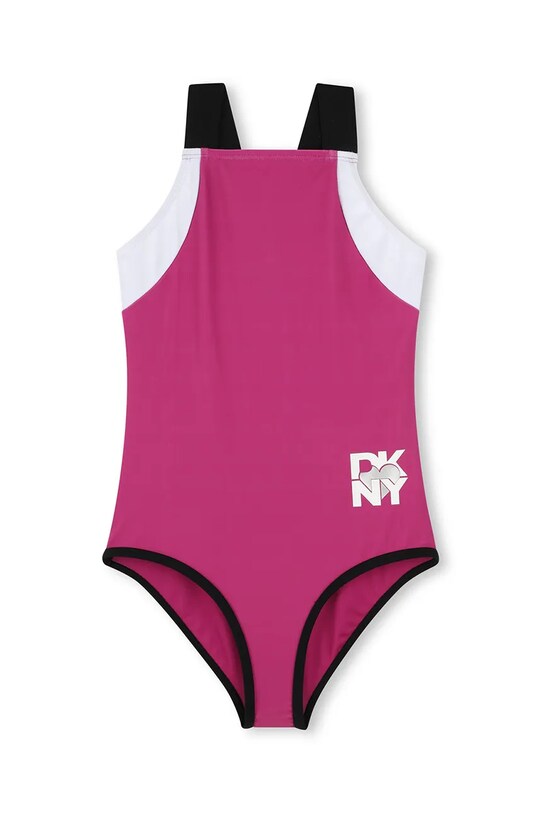 Dkny costum de baie dintr-o bucată pentru copii moale roz D62250.156.162