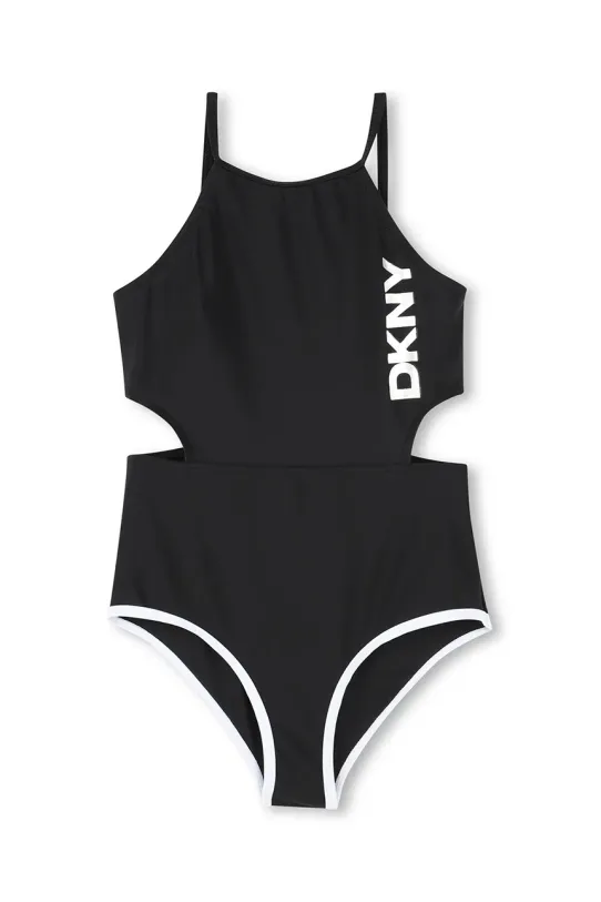 Dkny costum de baie dintr-o bucată pentru copii moale negru D62252.156.162