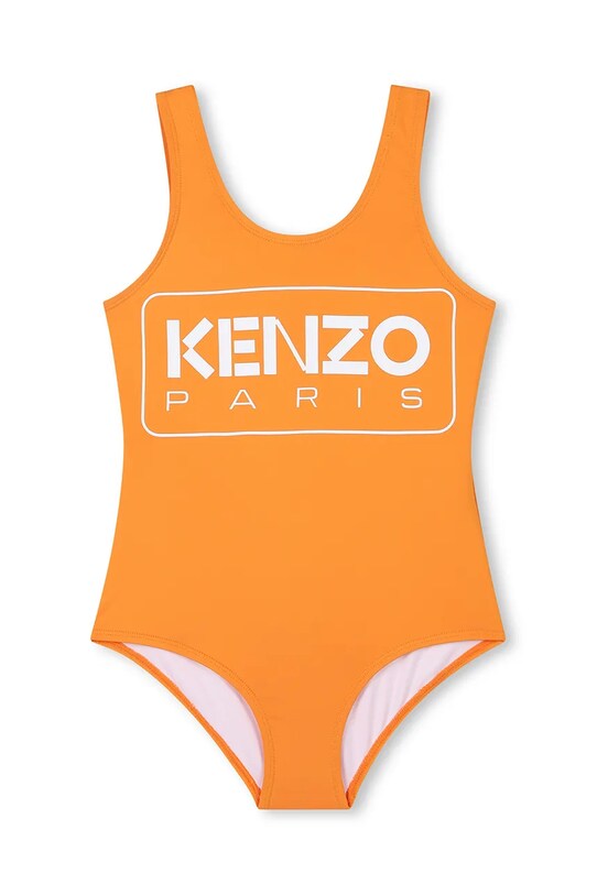 Kenzo Kids jednoczęściowy strój kąpielowy dziecięcy miękka pomarańczowy K61186.156