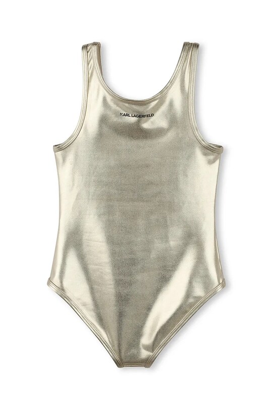 Karl Lagerfeld costum de baie dintr-o bucată pentru copii Z30442.86.108 aur SS25