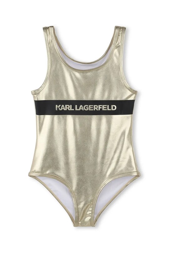 Karl Lagerfeld costum de baie dintr-o bucată pentru copii moale aur Z30442.156.162