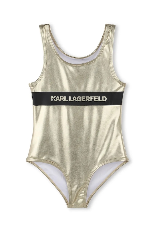 Суцільний дитячий купальник Karl Lagerfeld м'яка золотий Z30442.156.162