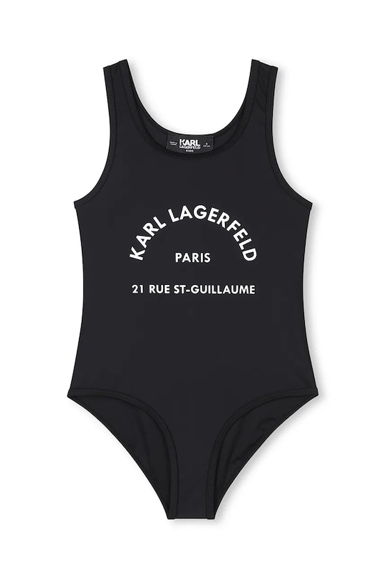 Karl Lagerfeld jednoczęściowy strój kąpielowy dziecięcy miękka czarny Z30444.156.162