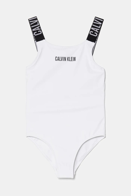 Enodelne otroške kopalke Calvin Klein Jeans Mehka bela KY0KY00098.PPYA