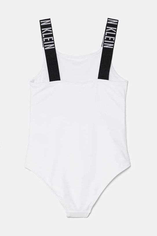 Enodelne otroške kopalke Calvin Klein Jeans KY0KY00098.PPYA bela SS25