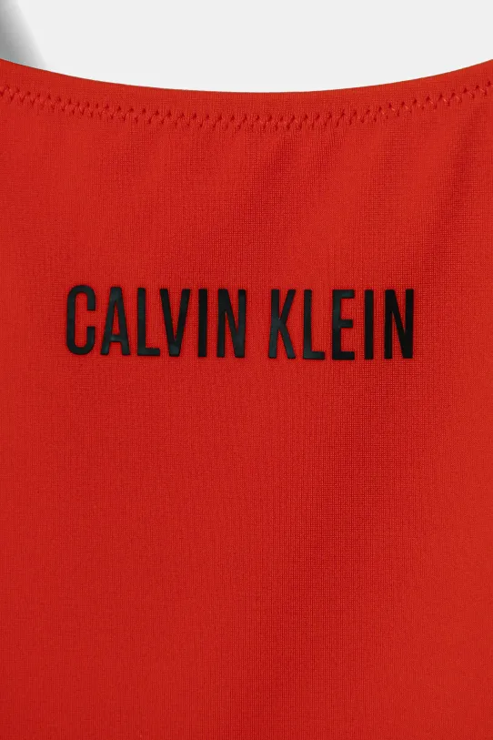 Djevojčice Dječji jednodijelni kupaći kostim Calvin Klein Jeans KY0KY00098.PPYA crvena