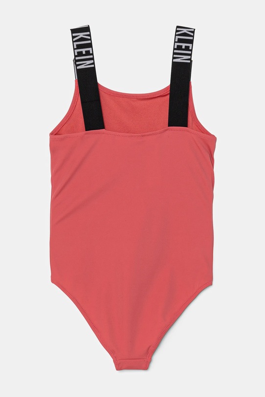 Суцільний дитячий купальник Calvin Klein Jeans KY0KY00098.PPYA рожевий SS25