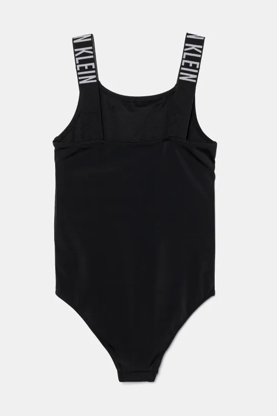 Calvin Klein Jeans jednoczęściowy strój kąpielowy dziecięcy KY0KY00098.PPYA czarny SS25
