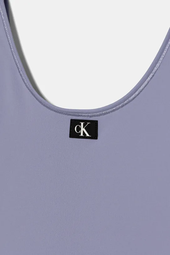 Девочка Детский слитный купальник Calvin Klein Jeans KY0KY00099.PPYA фиолетовой