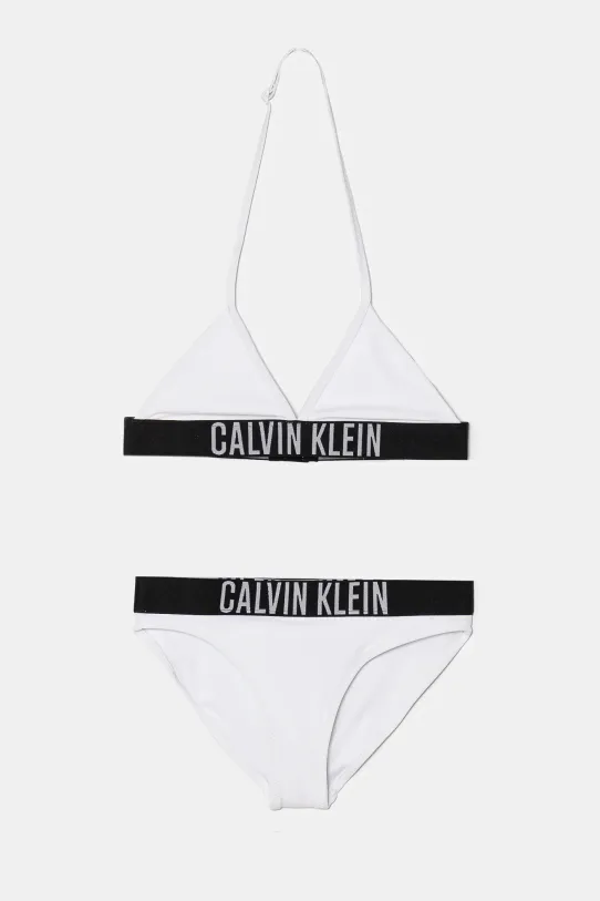 Роздільний дитячий купальник Calvin Klein Jeans м'яка білий KY0KY00090.PPYA