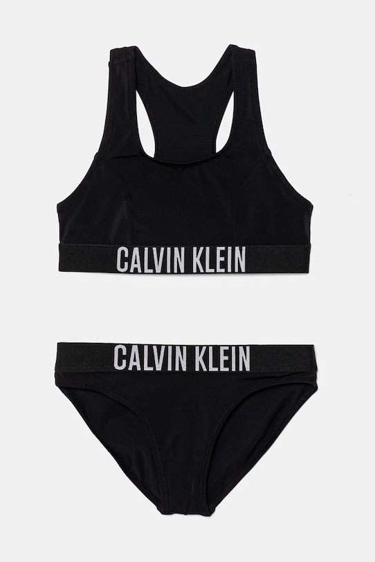 Роздільний дитячий купальник Calvin Klein Jeans м'яка чорний KY0KY00091.PPYA