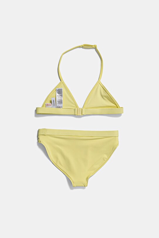 Calvin Klein Jeans dwuczęściowy strój kąpielowy KY0KY00092.PPYA żółty SS25