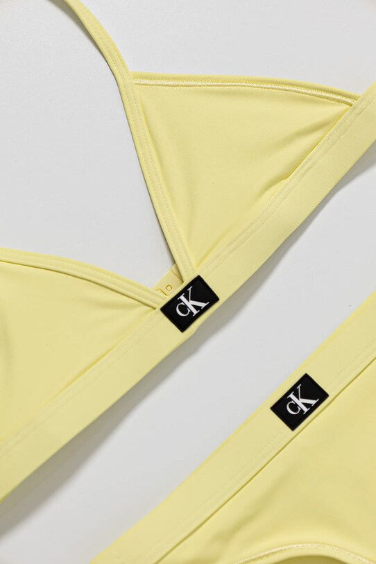 Dziewczynka Calvin Klein Jeans dwuczęściowy strój kąpielowy KY0KY00092.PPYA żółty