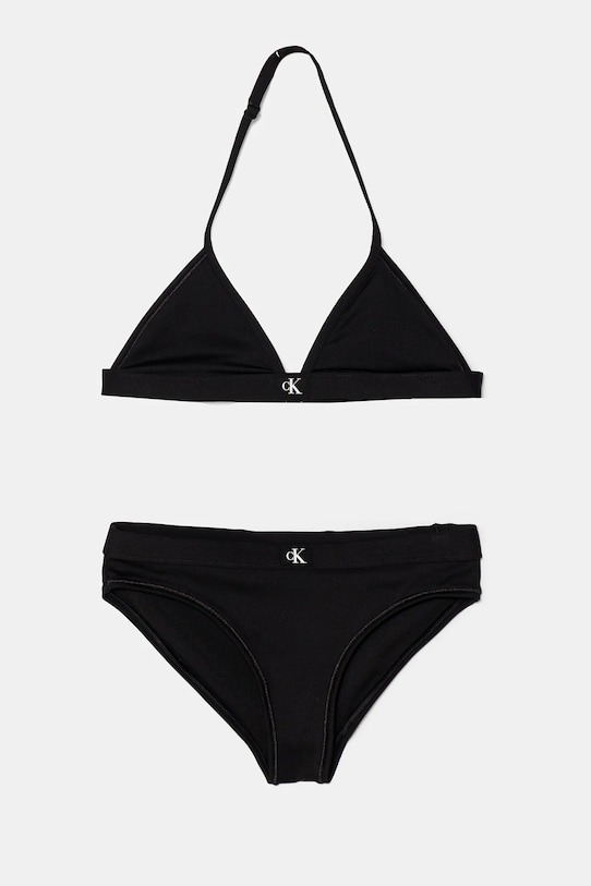 Calvin Klein Jeans costum de baie din două piese moale negru KY0KY00092.PPYA