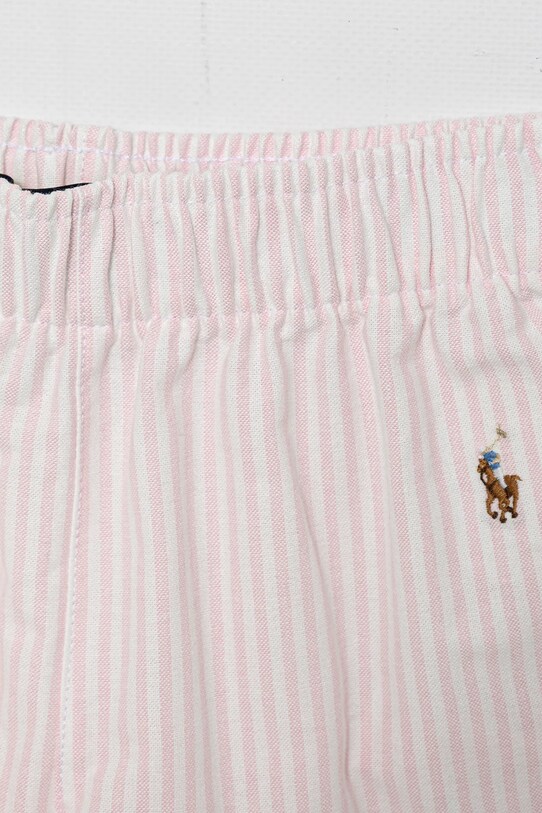Fete Polo Ralph Lauren pijamale de bumbac pentru copii 2-pack 3P0198 roz