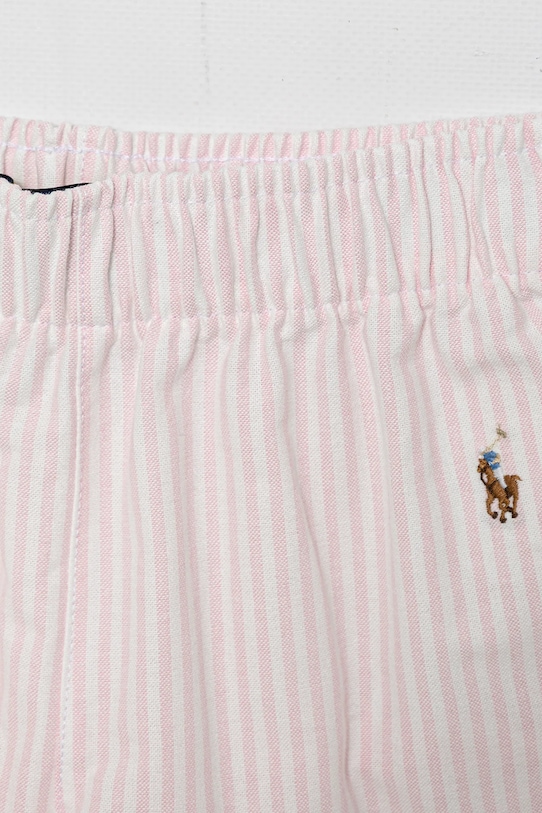 Девочка Детская хлопковая пижама Polo Ralph Lauren 2 шт 3P0198 розовый